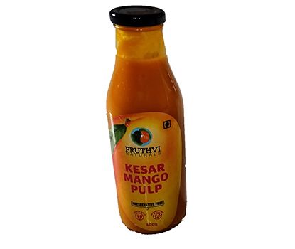 100% Organic And Preservative Free Mango Pulp Bottle की तस्वीर